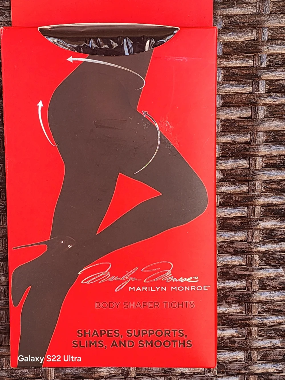 Marilyn Monroe Women's Black Shaping Tights Size M/L